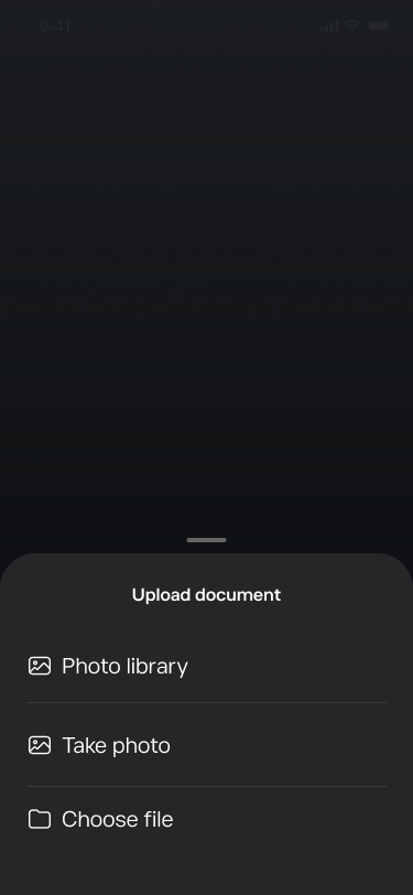 Real-time document verification — step 4