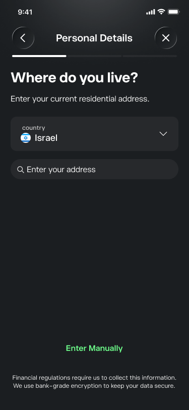 Country and city selection with search